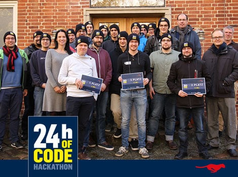 „24h of Code“ – Teilnehmergruppe zusammen