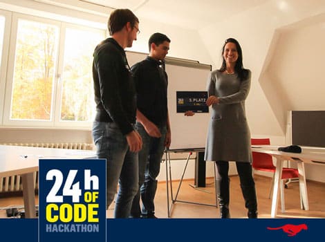 „24h of Code“ – 3. Platz: Ernesto Cardenas (FH), Kevin Prohn (CAU)