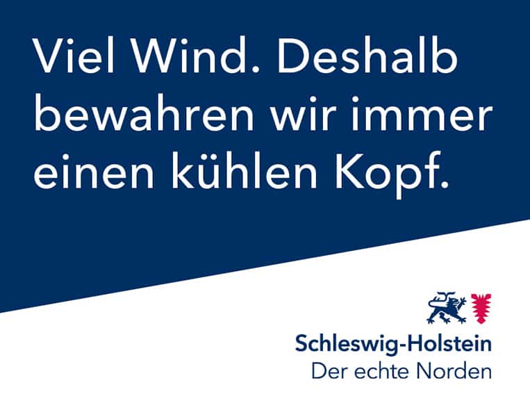 Menschen aus Schleswig-Holstein behalten immer einen kühlen Kopf