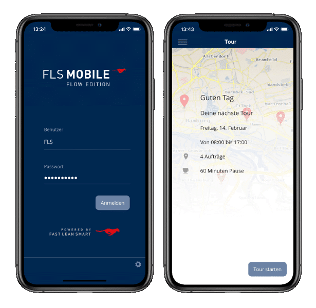 App-Screenshot Mobile Workforce Management
